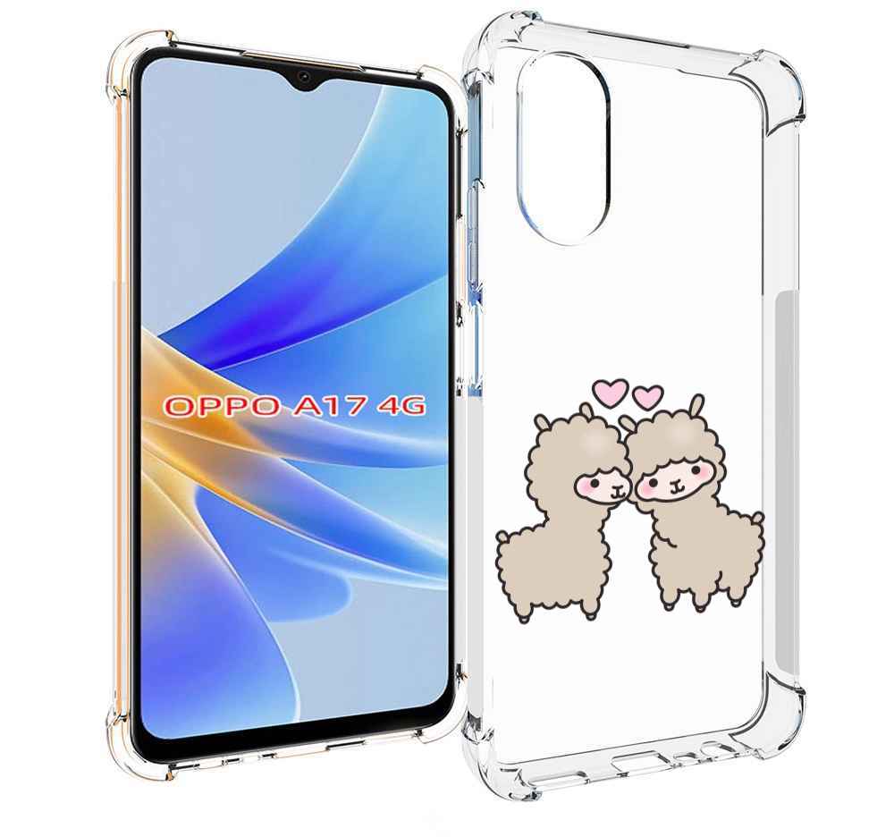 

Чехол MyPads влюбленные-барашки для OPPO A17, Прозрачный, Tocco