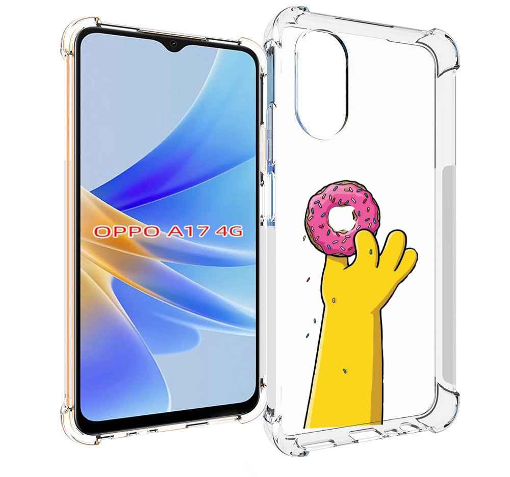 

Чехол MyPads вкусный-пончик для OPPO A17, Прозрачный, Tocco