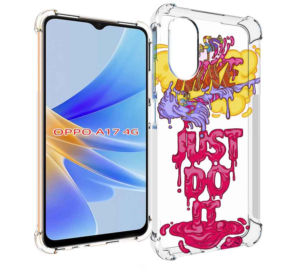 

Чехол MyPads вкусный найк для OPPO A17, Прозрачный, Tocco