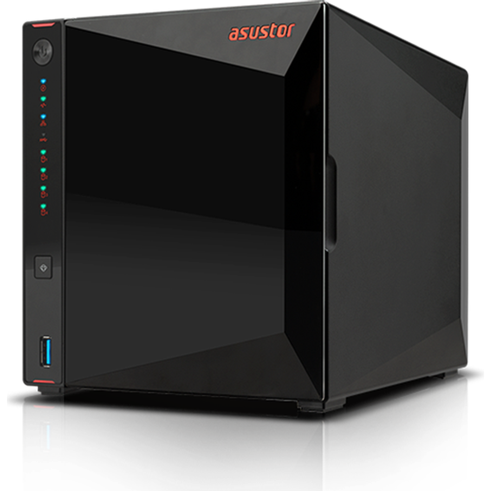 Сетевое хранилище данных Asustor черный (AS5304T)