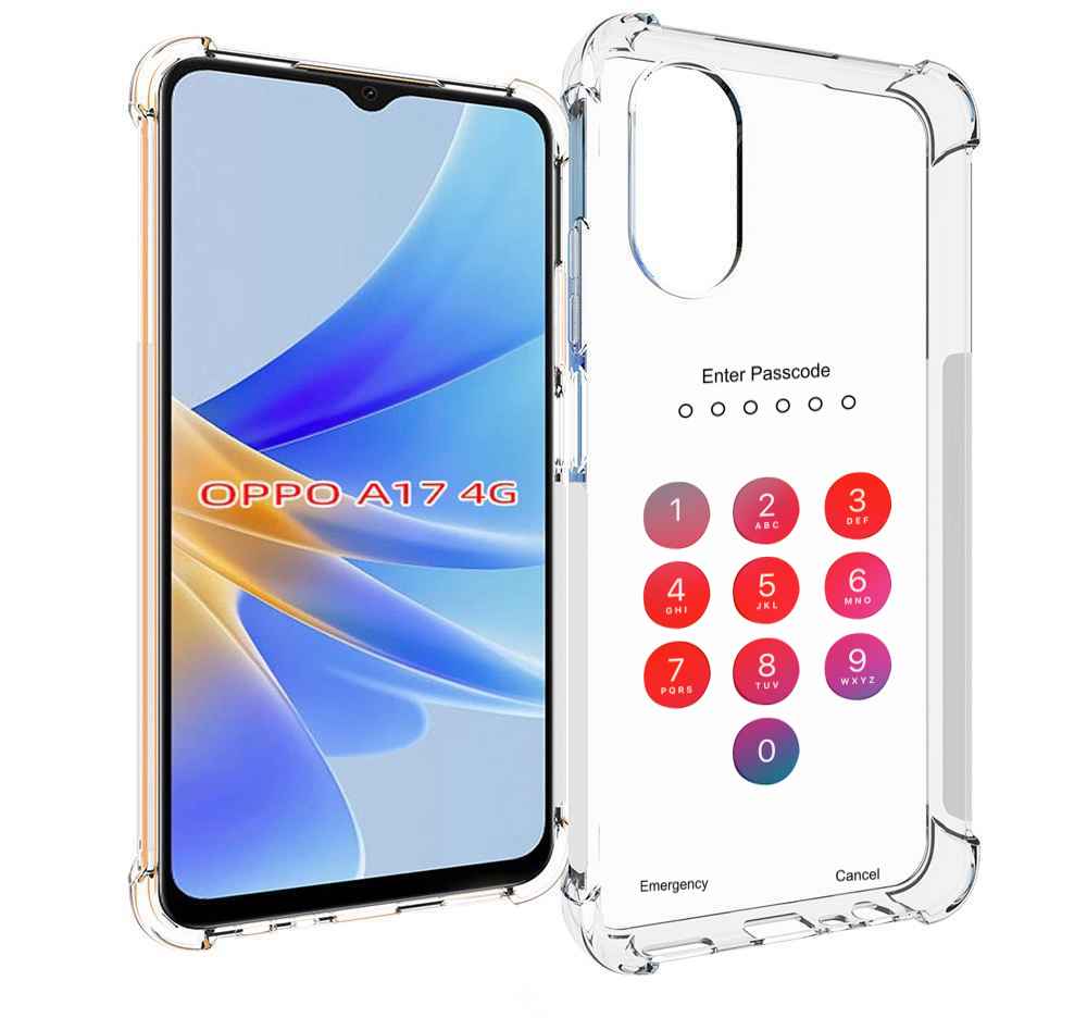 

Чехол MyPads введите-пароль для OPPO A17, Прозрачный, Tocco