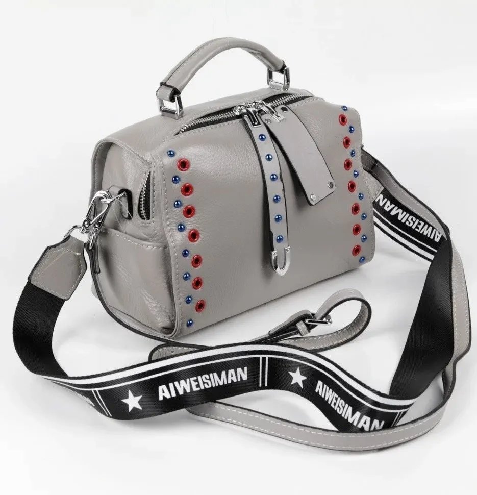 

Сумка женская Fuzi house 610, серый, 610