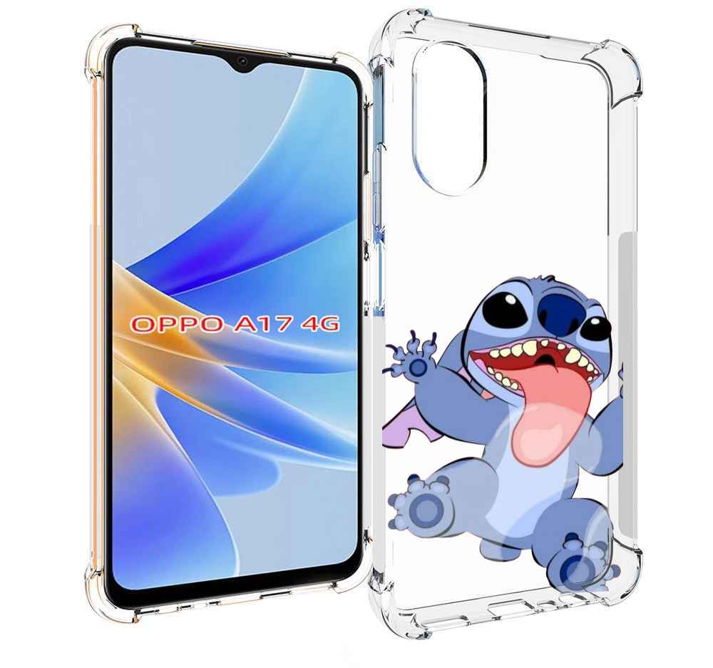 

Чехол MyPads большой-стич для OPPO A17, Прозрачный, Tocco
