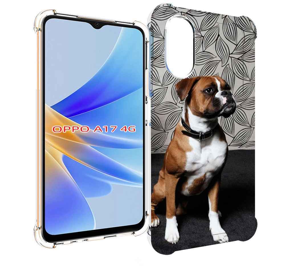 

Чехол MyPads боксер собака для OPPO A17, Прозрачный, Tocco
