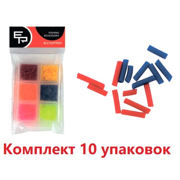 Набор цветных кембриков ECOPRO 6 sizes.(CAM-6) (10 упк.)