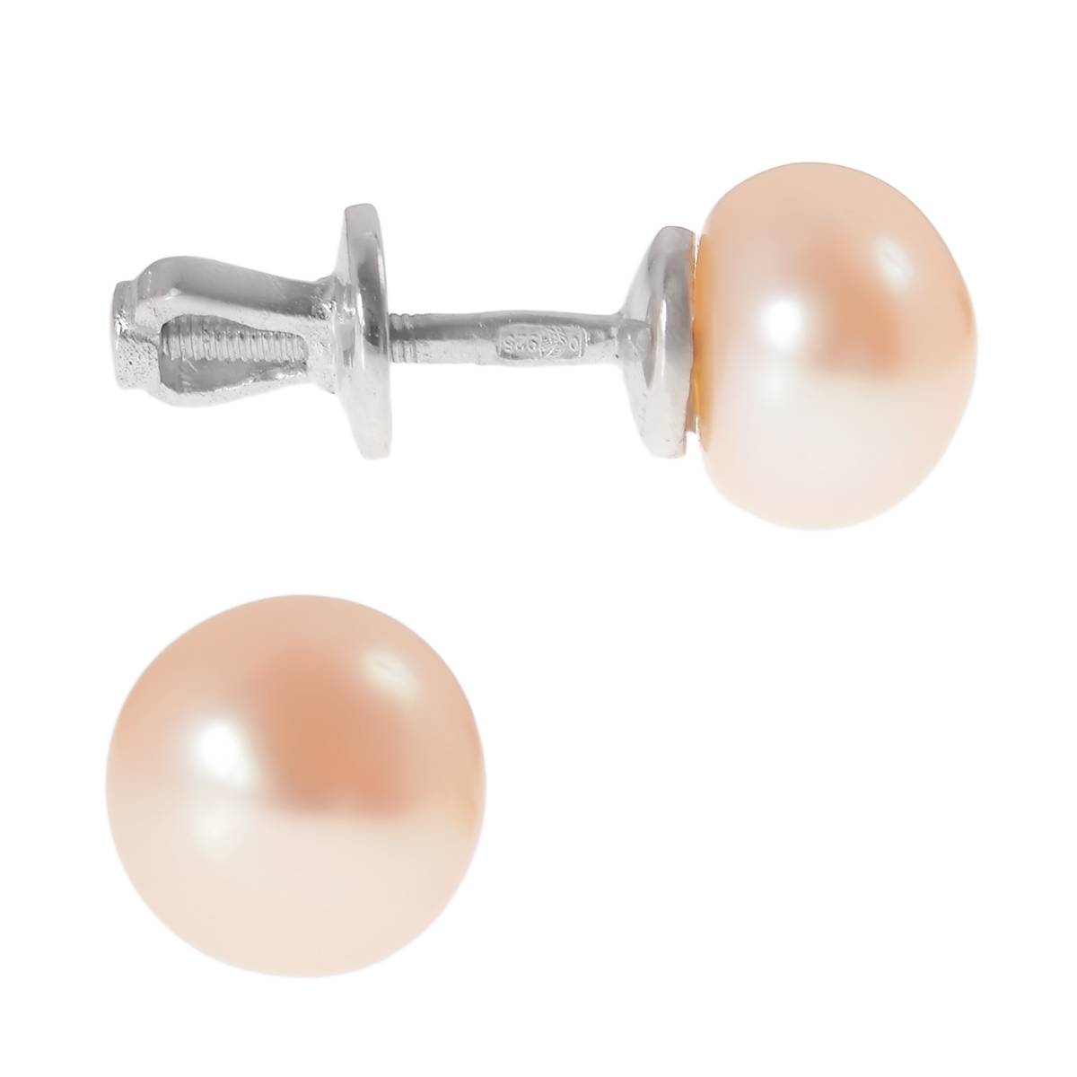 

Серьги пусеты из серебра Balex 2454930107, жемчуг культивированный, 2454930107