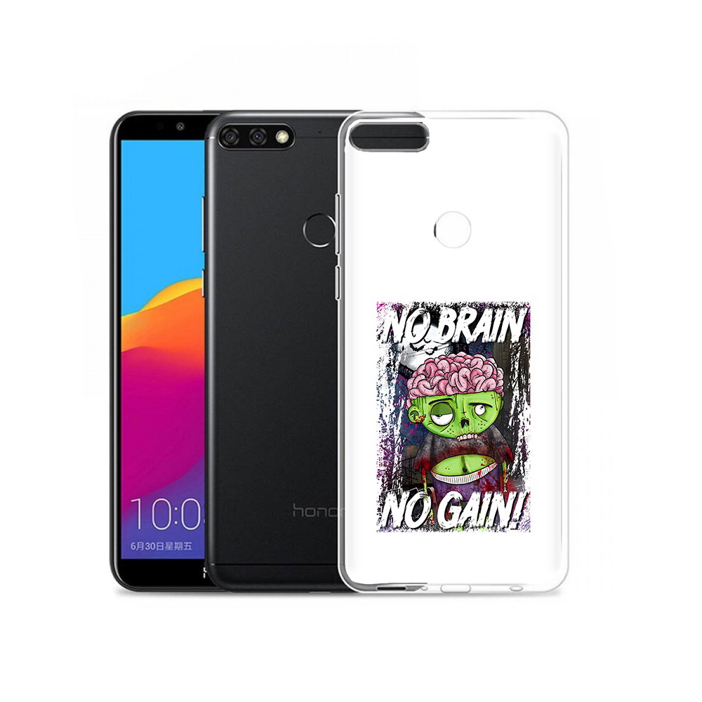 

Чехол MyPads Tocco для Honor 7C Pro глупый зомби (PT113786.47.289), Прозрачный, Tocco