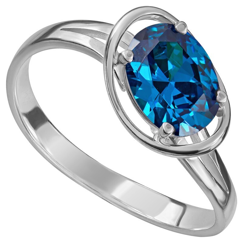 

Кольцо из серебра с ювелирным кристаллом р.  LAZURIT-ONLINE 8280PD, 8280PD