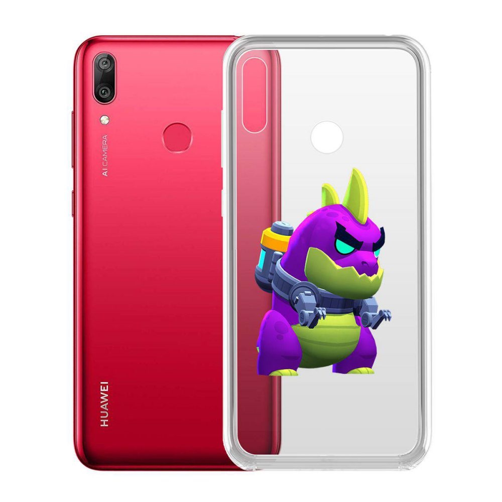 Чехол-накладка Brawl Stars-Мегамонстр для Huawei Y7 (2019)
