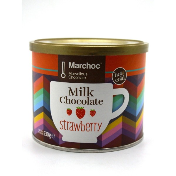 

Горячий шоколад MARCHOC, молочный со вкусом клубники, 230 гр., 12.05.513