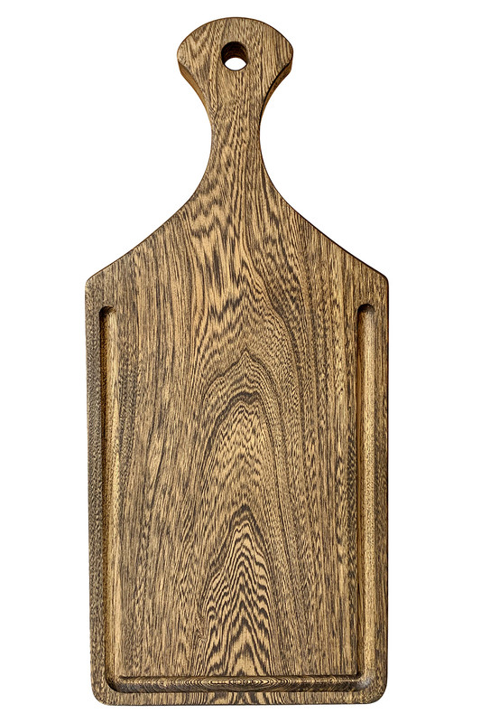 

Авторская разделочная доска с желобом для сбора жидкости, 45 см. Карагач Casa dell` Arte, DRJ-31-15