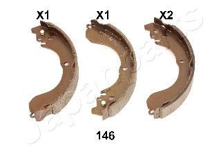

Комплект тормозных колодок JAPANPARTS GF-146AF