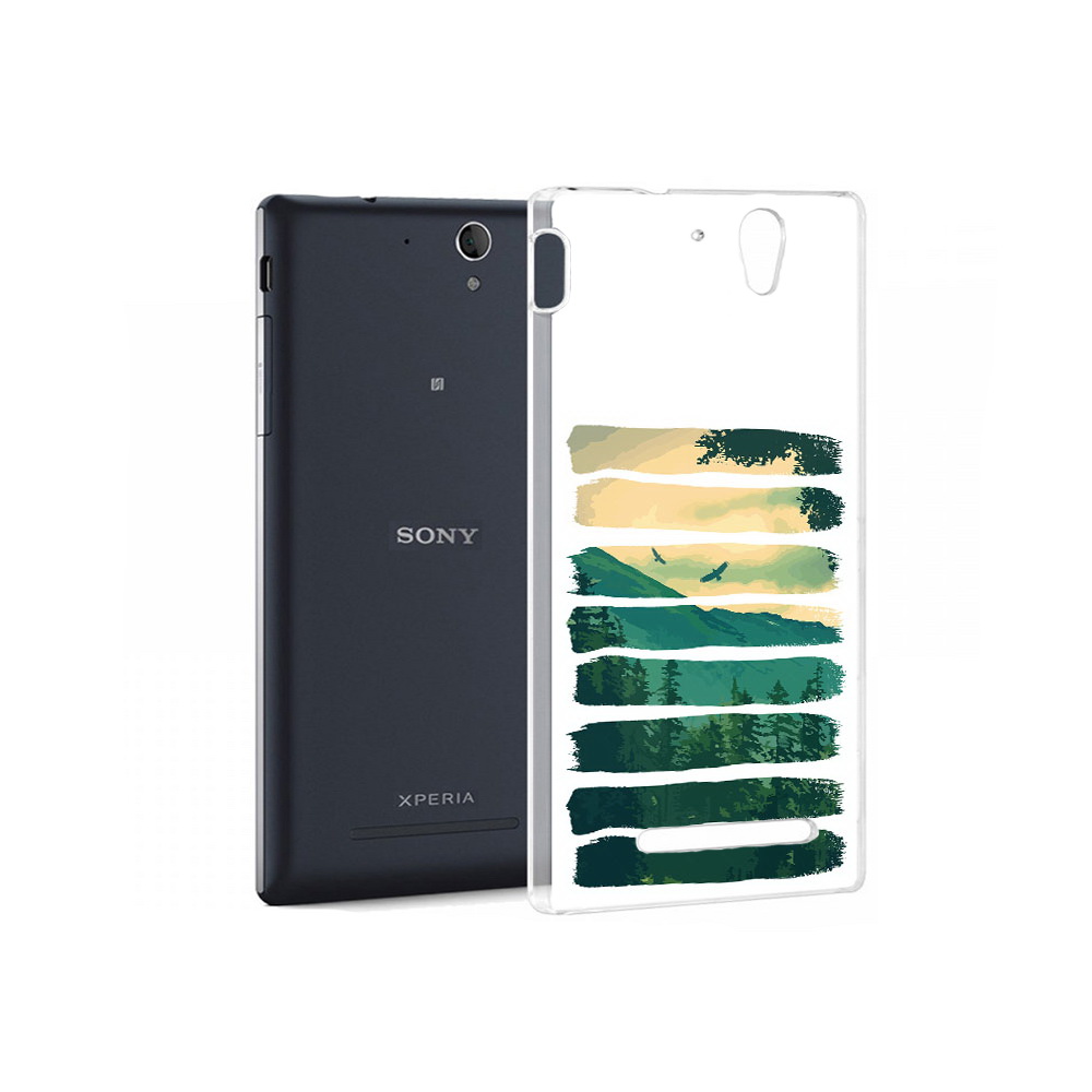 

Чехол MyPads Tocco для Sony Xperia C5 Ultra Лесная чаща (PT16261.253.107), Прозрачный, Tocco