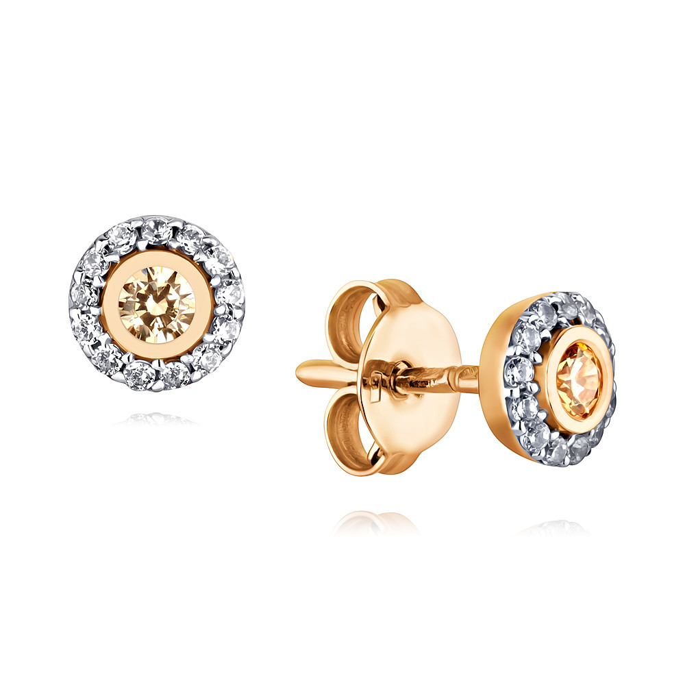 

Серьги из красного золота с фианитом ADAMAS 2118053-А500Д-797, 2118053-А500Д-797