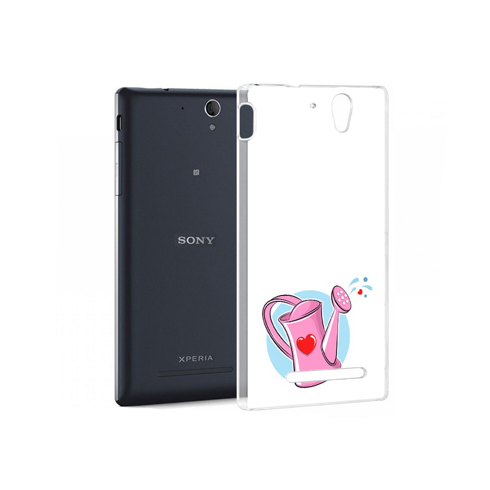 

Чехол MyPads Tocco для Sony Xperia C5 Ultra Лейка любви 14 февраля (PT16261.253.103), Прозрачный, Tocco