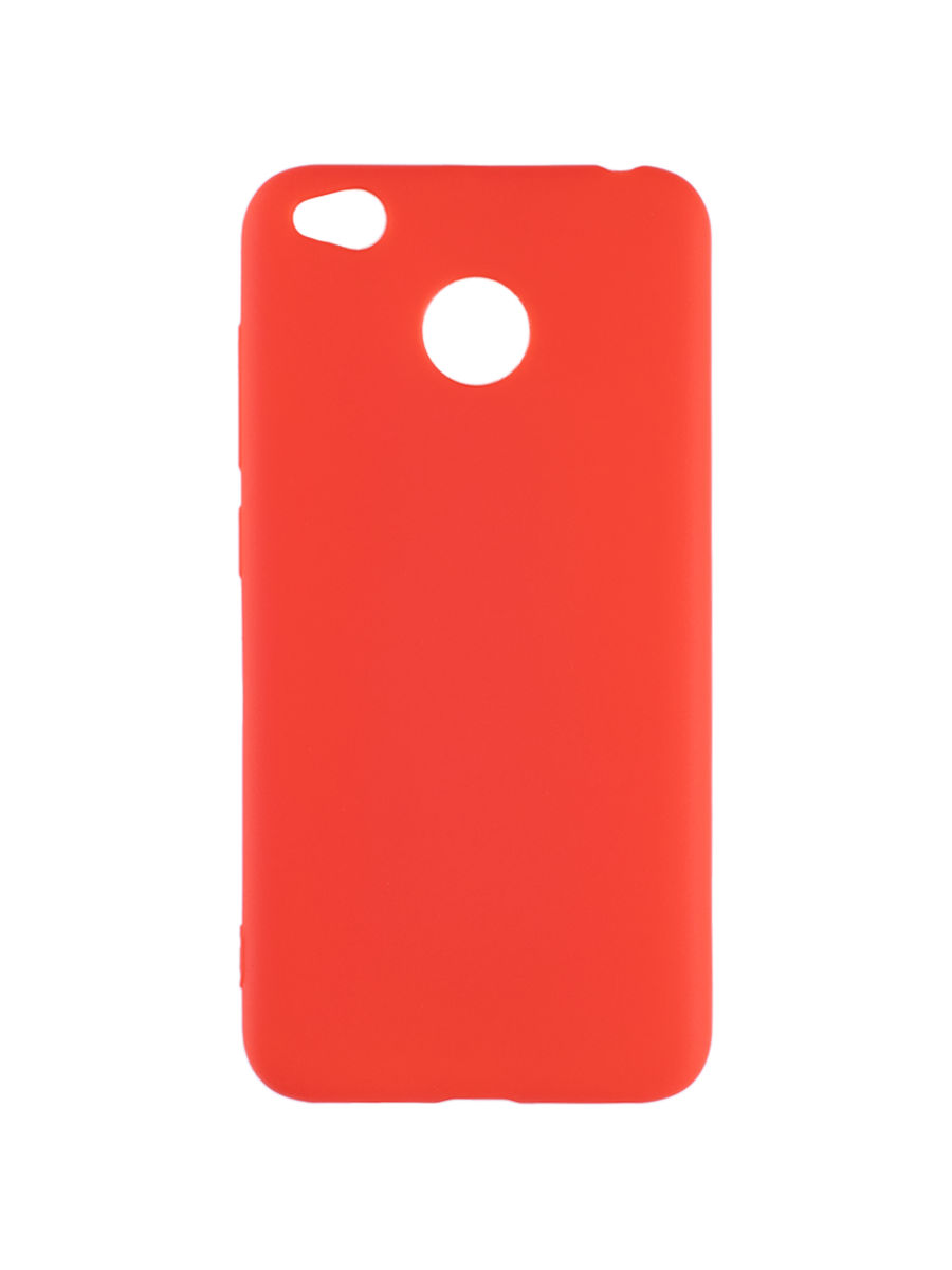 

Чехол для Xiaomi Redmi 4X защитный, противоударный, матовый, красный, ZSM-XIA-4X