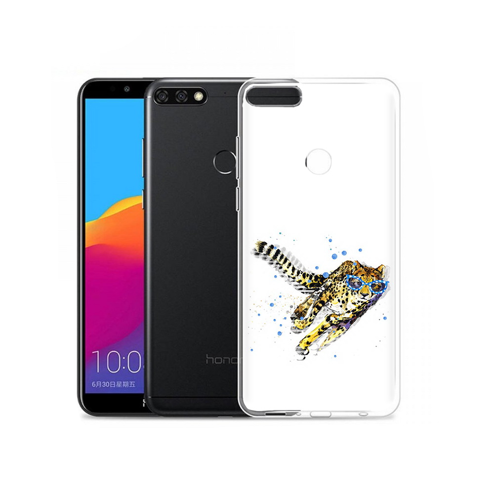 

Чехол MyPads Tocco для Honor 7C Pro гепард в очках (PT113786.47.287), Прозрачный, Tocco