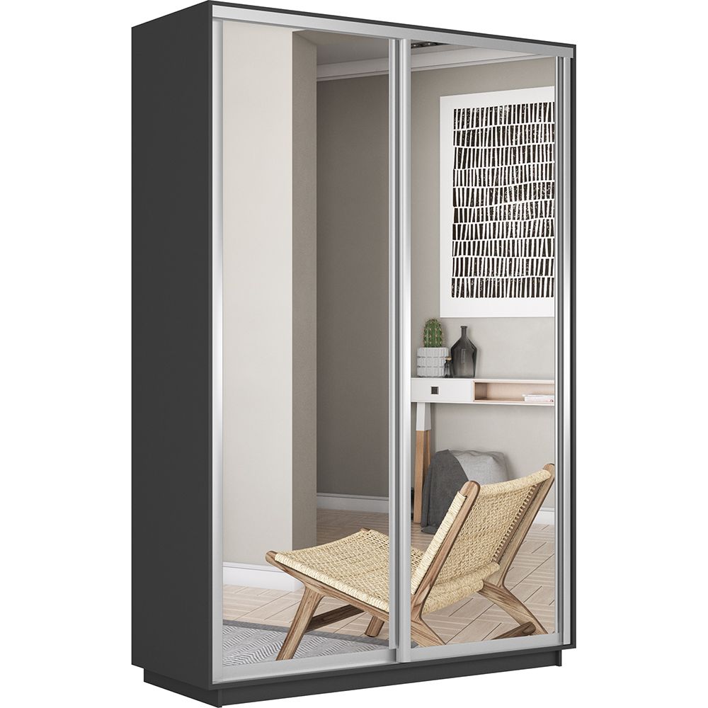 Шкаф-купе Е1 Экспресс Экспенс 140х60х220, Серый диамант