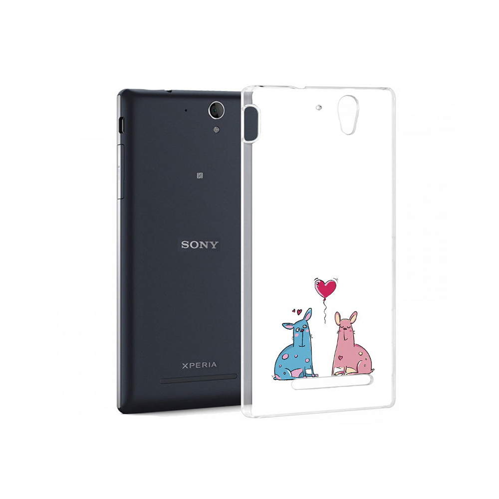 

Чехол MyPads Tocco для Sony Xperia C5 Ultra Лама любовь (PT16261.253.102), Прозрачный, Tocco