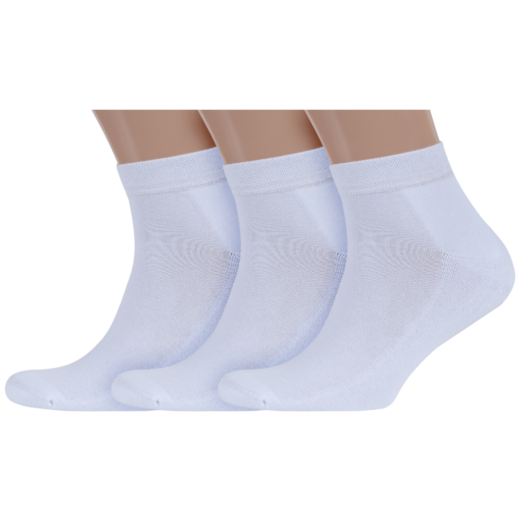 

Комплект носков мужских Rusocks 3-М-1333 белых 27-29, 3-М-1333
