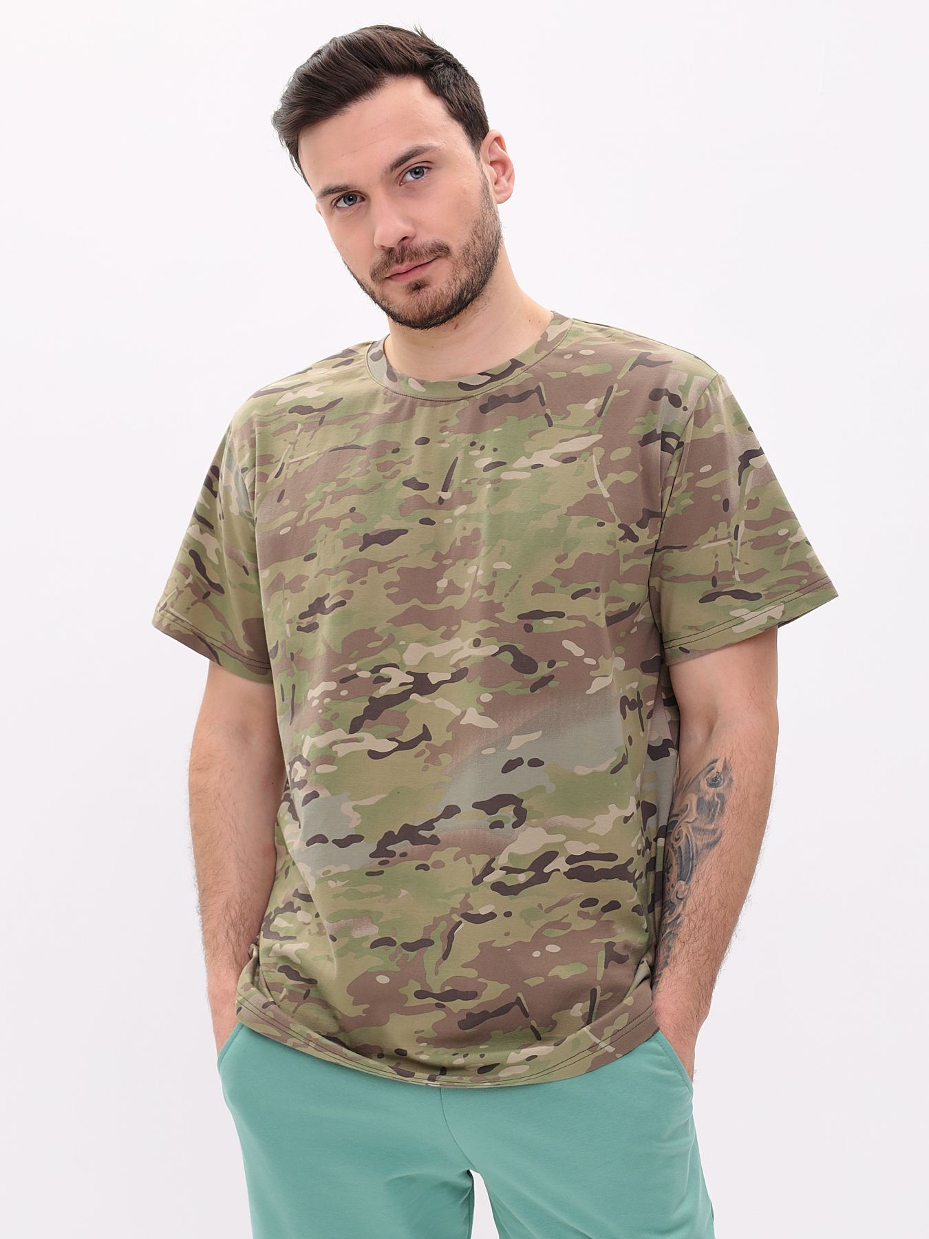 

Футболка мужская MOM 1 88-2152 разноцветная 2XL, Разноцветный, 88-2152