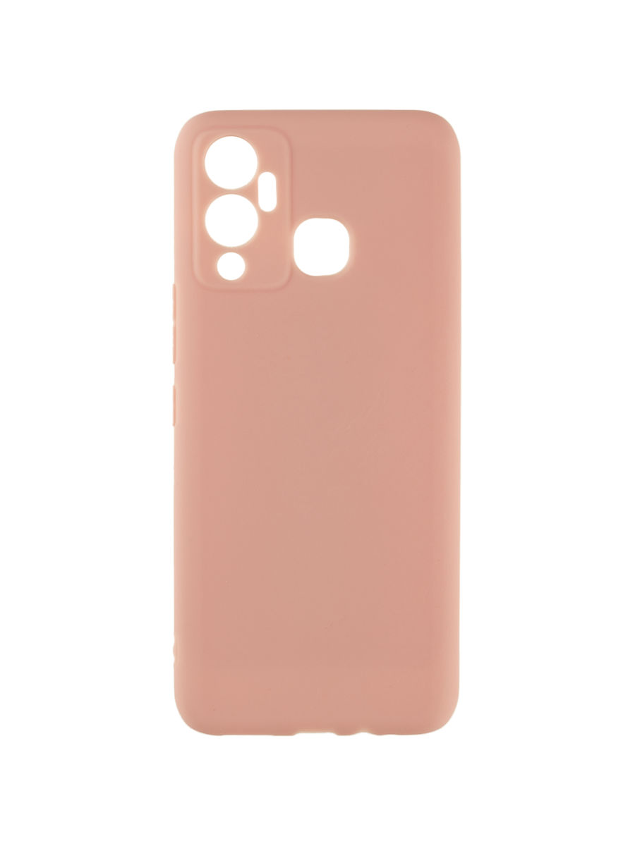 

Чехол для Infinix Hot 12 Play NFC противоударный, матовый, с защитой камеры, розовый, ZSM-INF-H11-PLAY