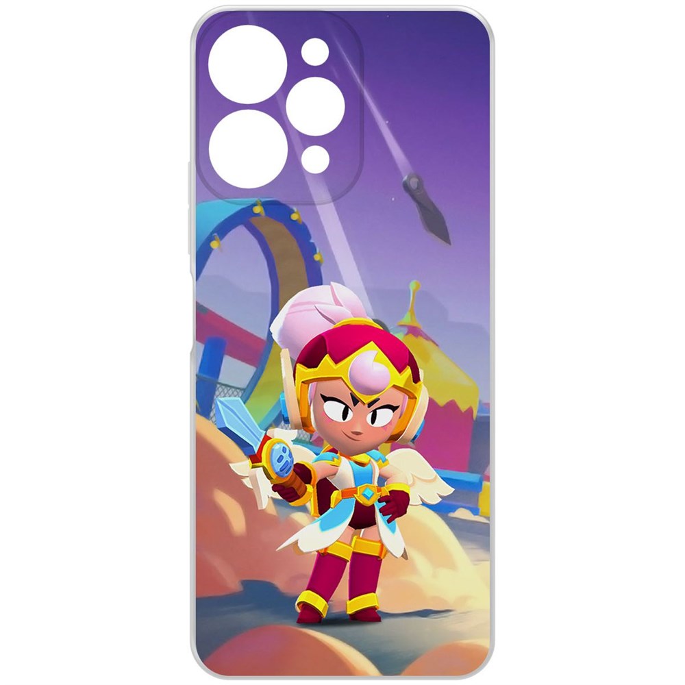 

Чехол-накладка Brawl Stars-Валькирия Джанет для Xiaomi Redmi 12, Прозрачный