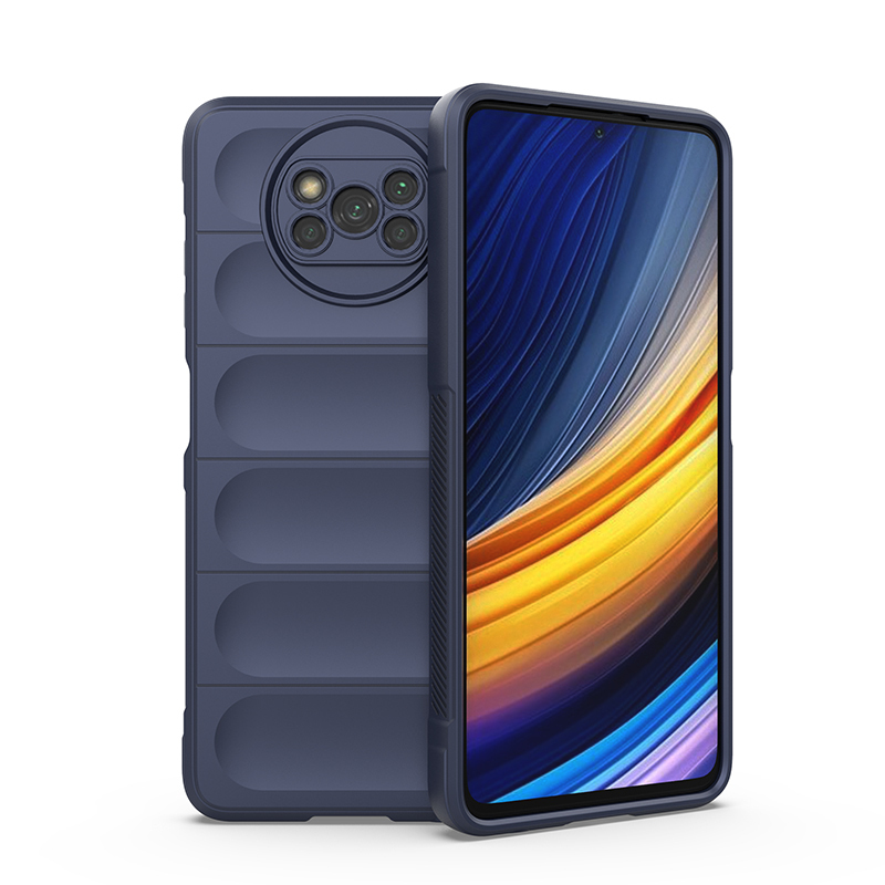 

Чехол Flexible Case для Xiaomi Poco X3 Pro / X3 NFC (синий)