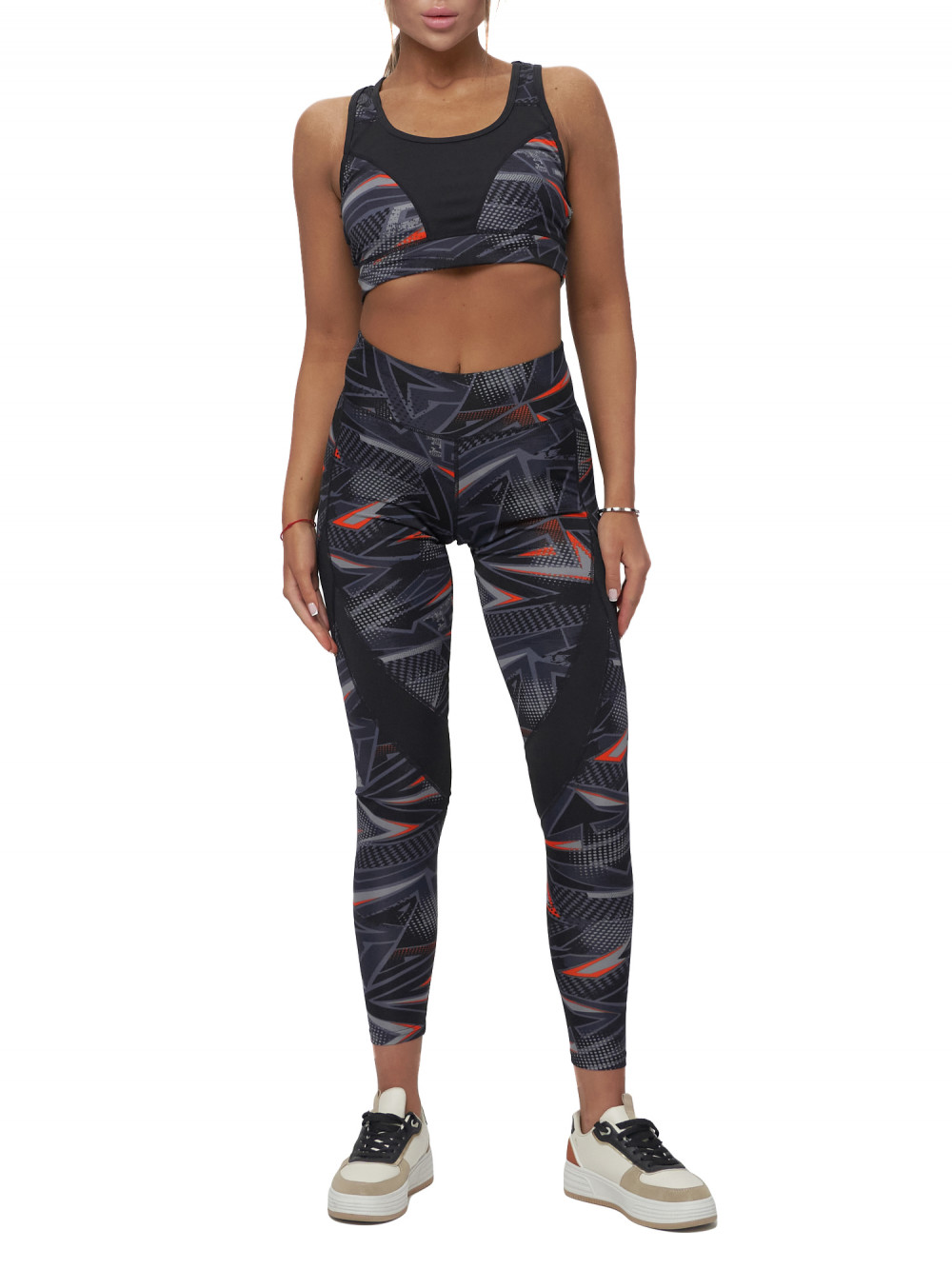 

Костюм женский NoBrand AD2923 серый 44-46 RU, AD2923