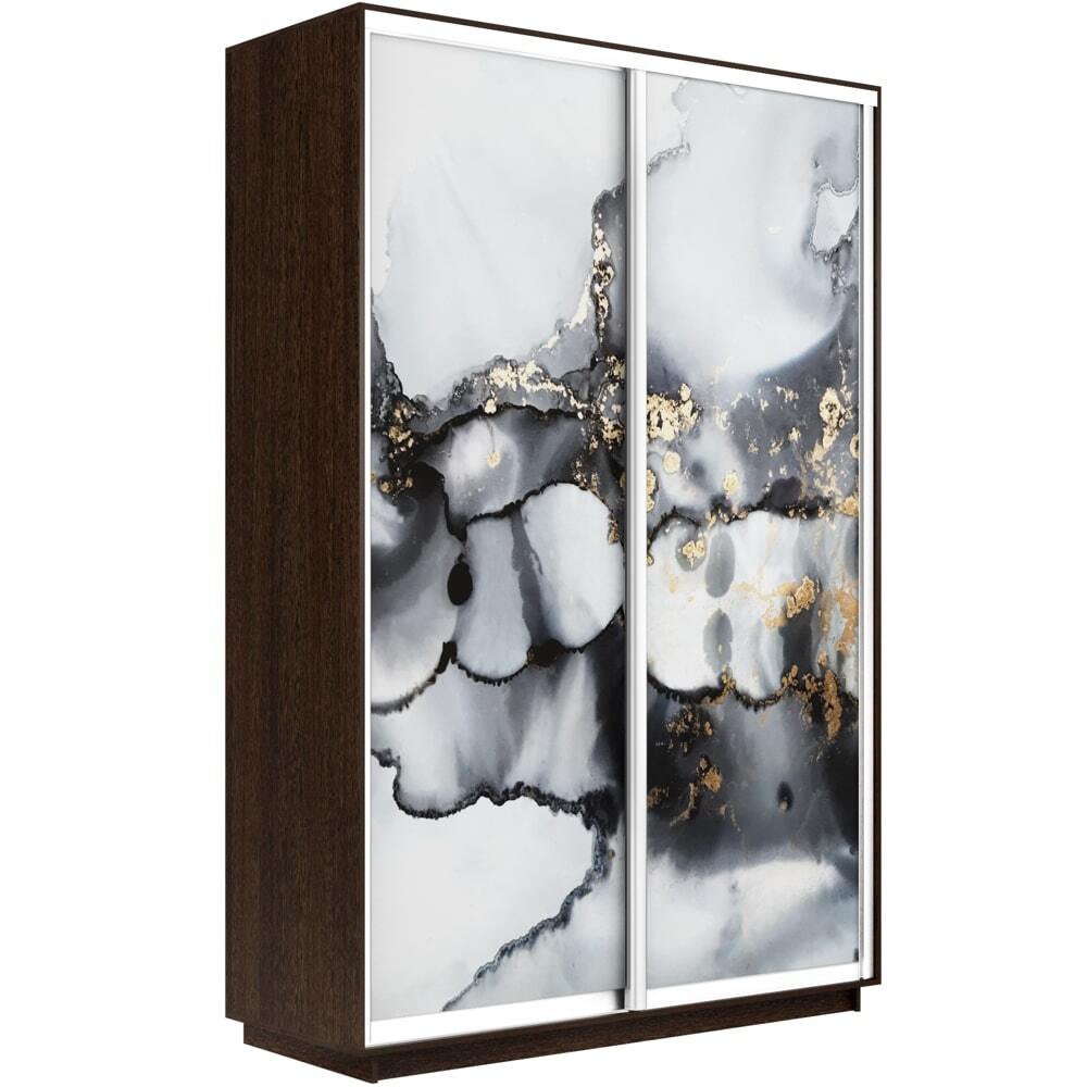 

Шкаф-купе Е1 Экспресс Фото Фотопечать 160х45х240, Крафт табачный, Коричневый, Фотопечать