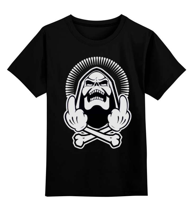 

Детская футболка Printio Skeleton f*ck you цв.черный р.104, 0000000915006