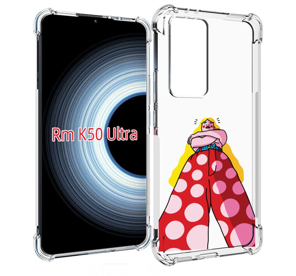 

Чехол MyPads высокая-девушка для Xiaomi 12T / Redmi K50 Ultra, Прозрачный, Tocco