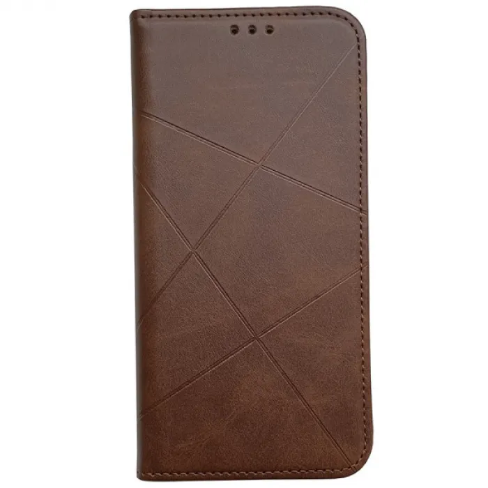 

Кожаный чехол книжка Epik Spider Book для Realme 6, Коричневый, Spider Book