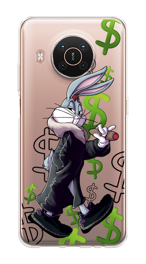 

Чехол на Nokia X20"Rich Bugs Bunny", Зеленый;черный;голубой, 124250-6