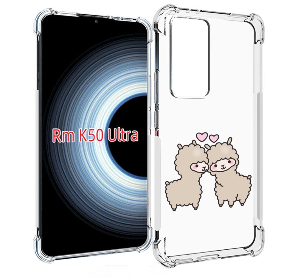 

Чехол MyPads влюбленные-барашки для Xiaomi 12T / Redmi K50 Ultra, Прозрачный, Tocco