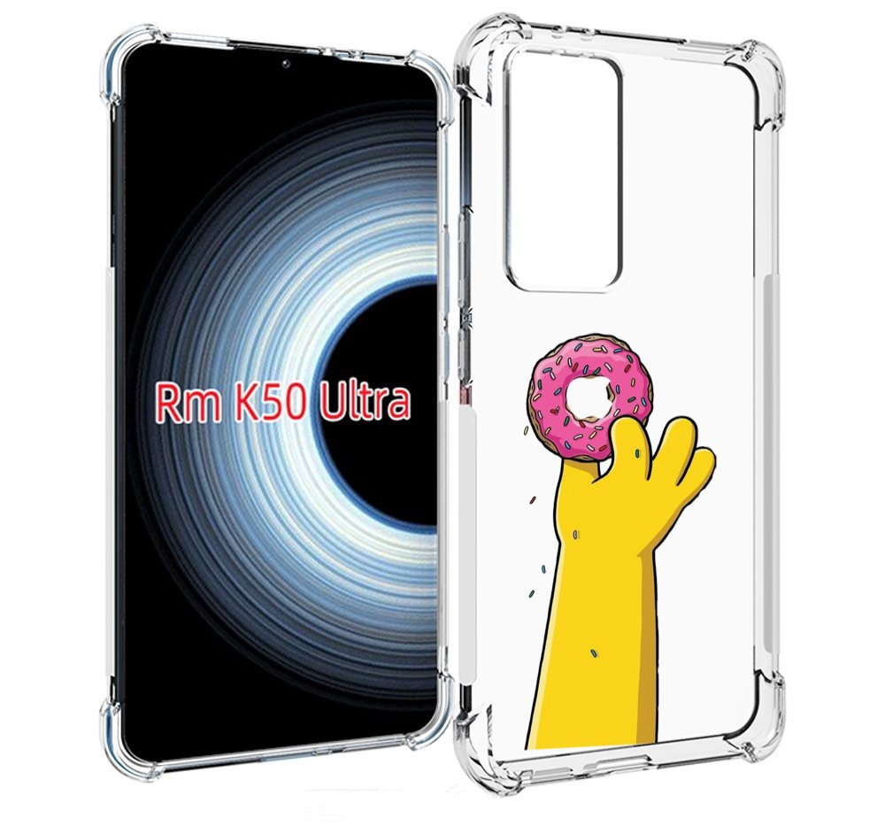 Чехол MyPads вкусный-пончик для Xiaomi 12T / Redmi K50 Ultra
