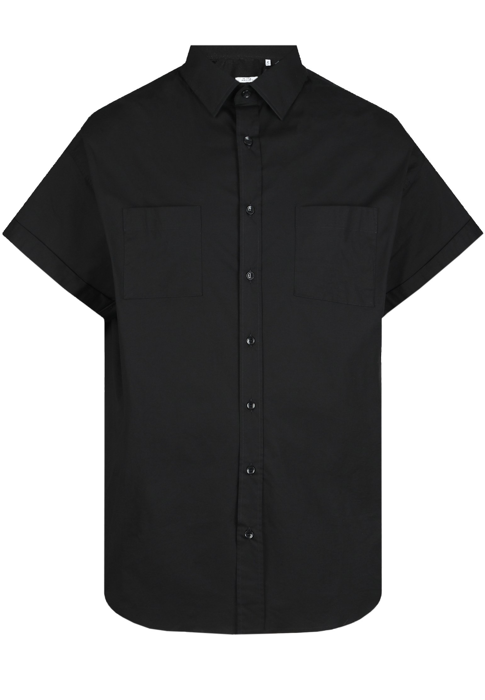фото Рубашка мужская versace collection 100570 черная 45