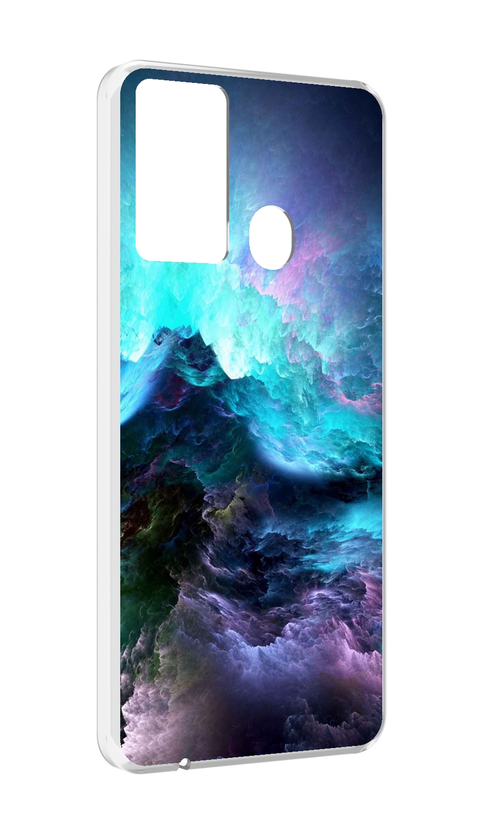 

Чехол MyPads Волна для Itel P37/Itel Vision 2S, Прозрачный, Tocco
