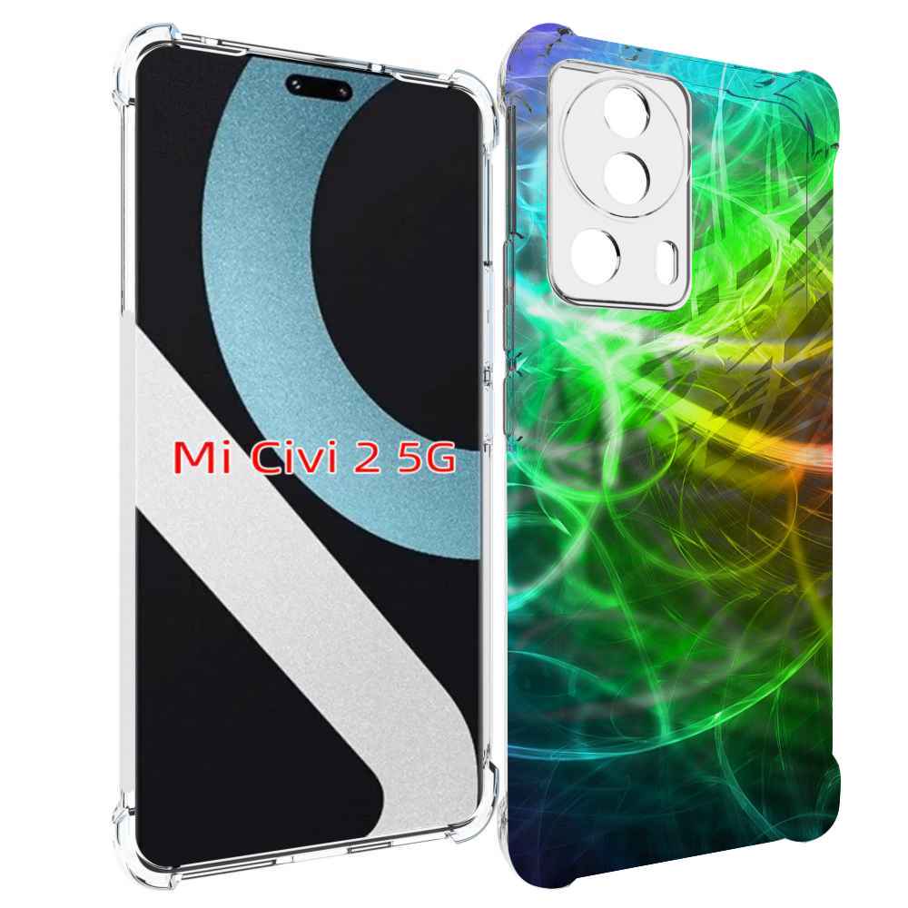 

Чехол MyPads разноцветная-абстракция-линиями для Xiaomi Civi 2, Прозрачный, Tocco