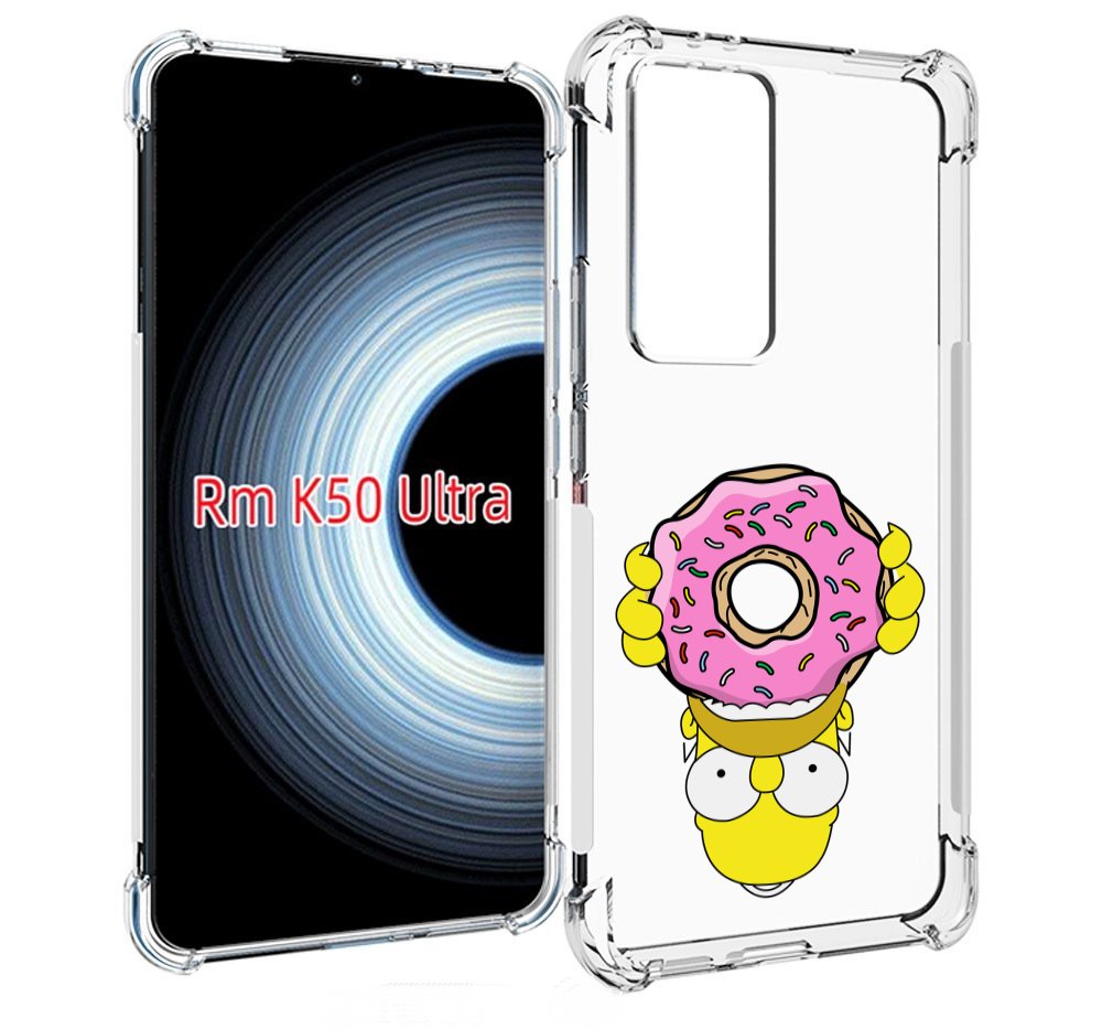 

Чехол MyPads большой-пончик для Xiaomi 12T / Redmi K50 Ultra, Прозрачный, Tocco