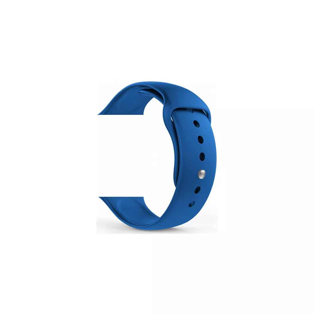 

Ремешок силиконовый для Apple Watch 44мм, синий