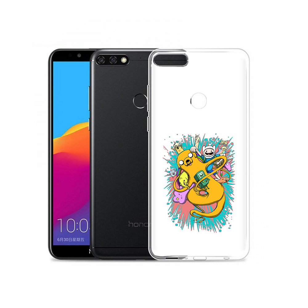 

Чехол MyPads Tocco для Honor 7C Pro время приключений рисунок (PT113786.47.276), Прозрачный, Tocco