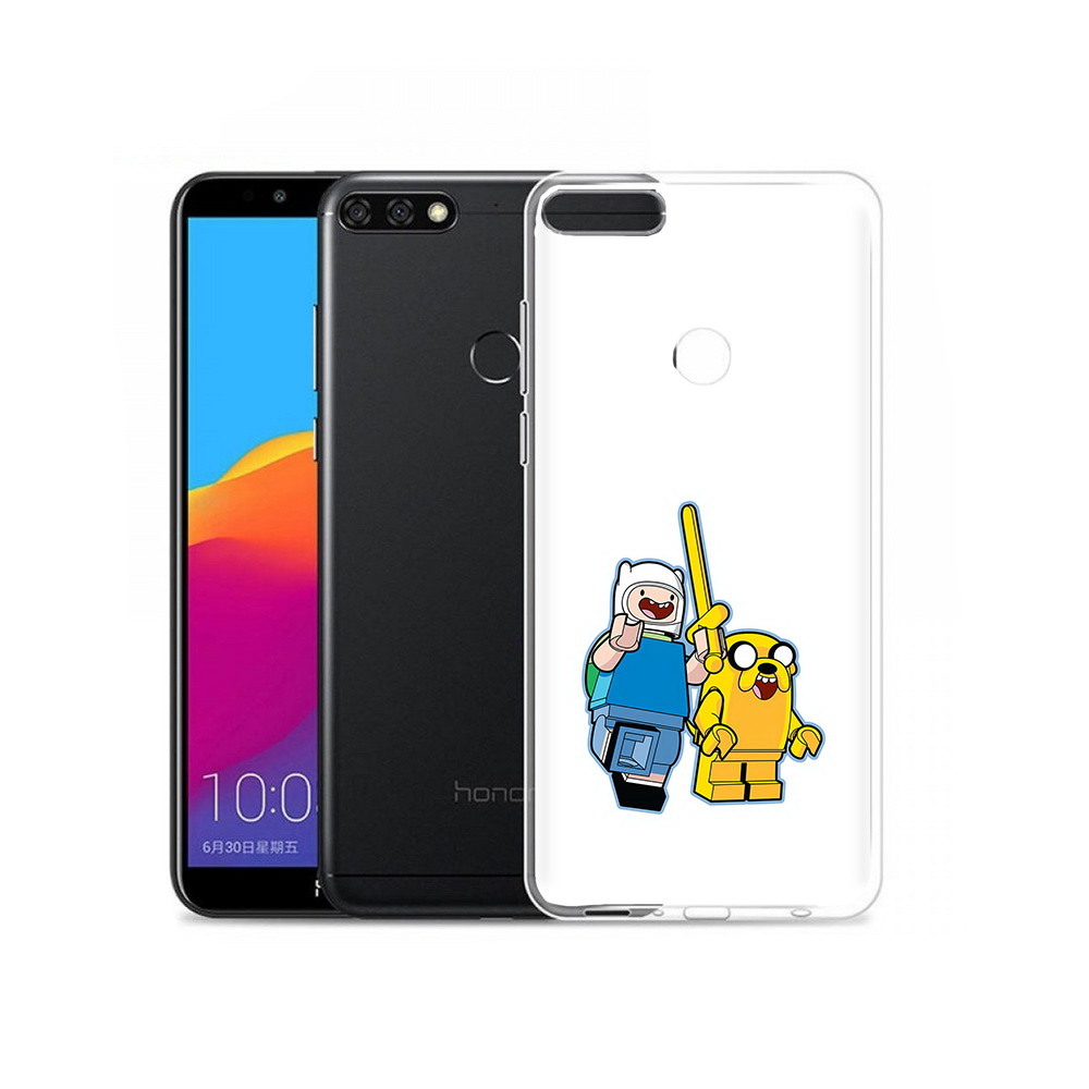 

Чехол MyPads Tocco для Honor 7C Pro время приключений лего (PT113786.47.274), Прозрачный, Tocco