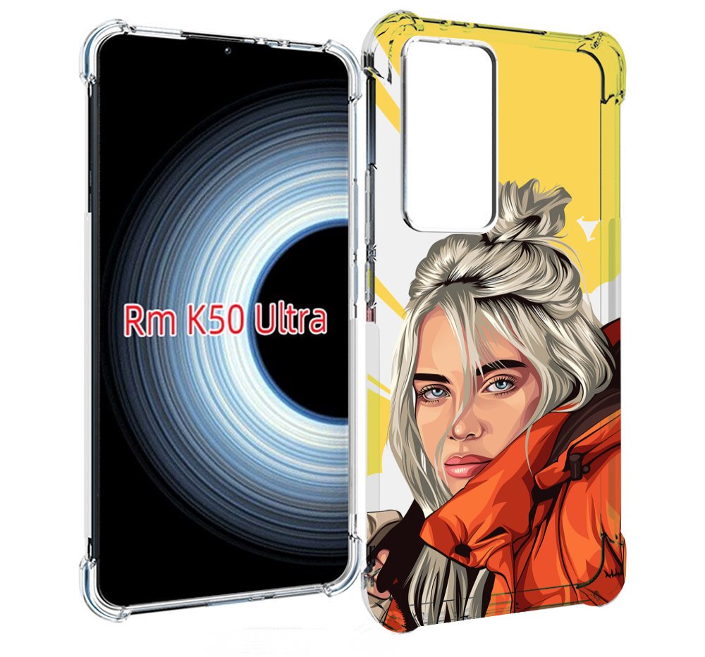 

Чехол MyPads билли-айлиш-в-куртке для Xiaomi 12T / Redmi K50 Ultra, Прозрачный, Tocco