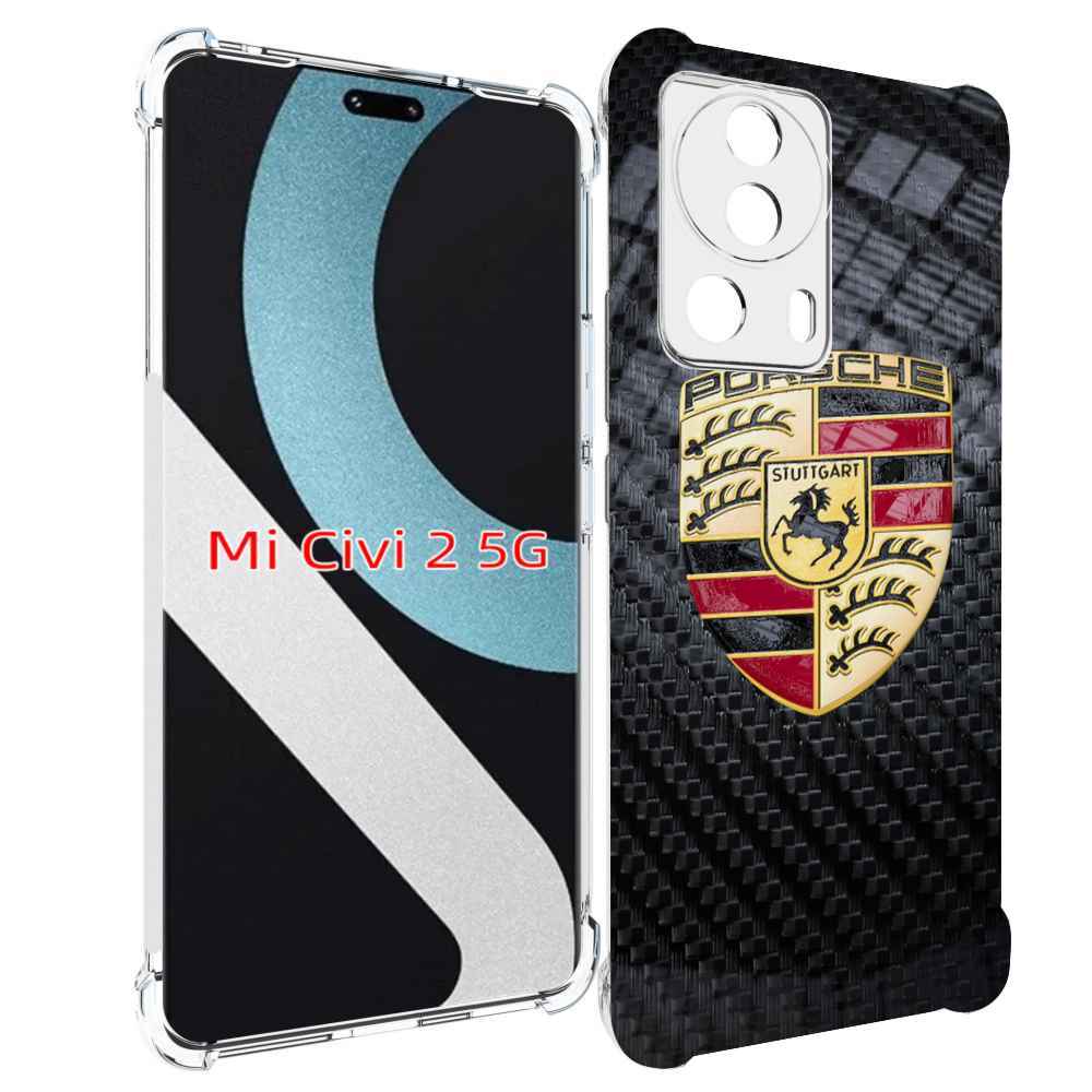 

Чехол MyPads порше porsche 3 мужской для Xiaomi Civi 2, Прозрачный, Tocco