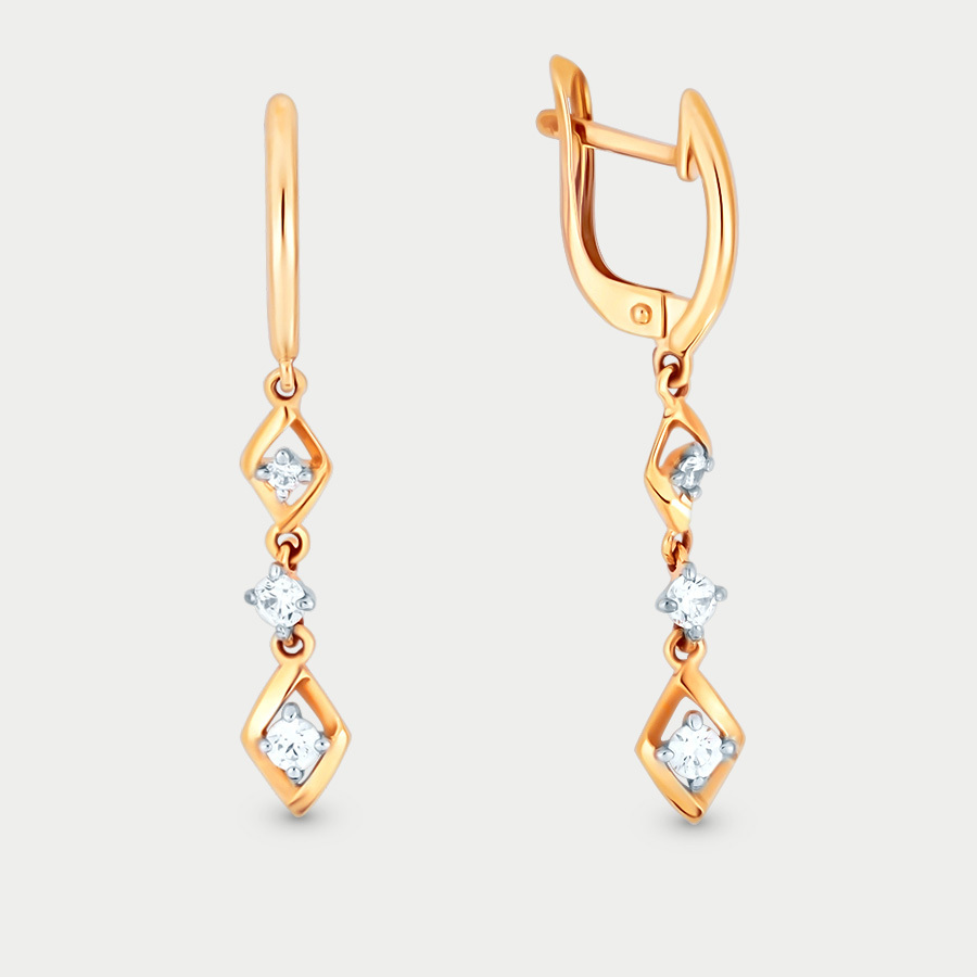 

Серьги из золота с фианитом GOLD CENTER кл3541а-62, кл3541а-62