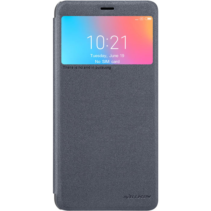 

Чехол-книжка Nillkin для Xiaomi Redmi 6A (Кожаный) Silver