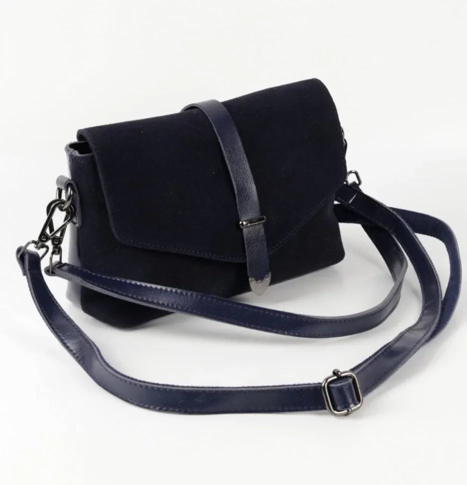 

Кросс-боди женская Fuzi house 6004-2 синяя, 6004-2