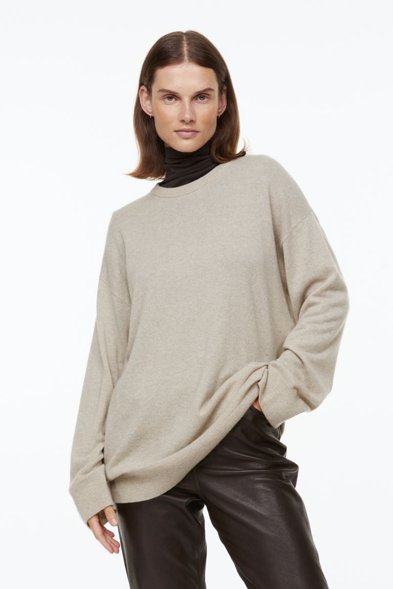 

Джемпер женский H&M 0786978016 бежевый L (доставка из-за рубежа), 0786978016