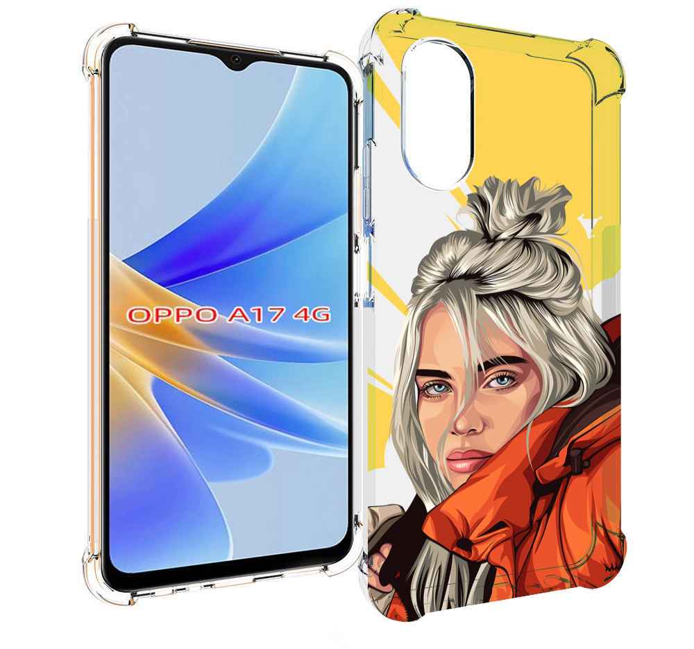 

Чехол MyPads билли-айлиш-в-куртке для OPPO A17, Прозрачный, Tocco